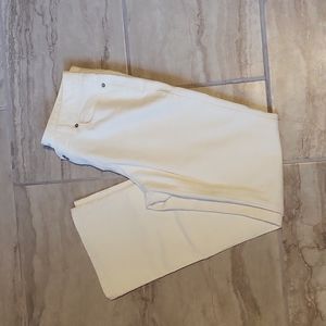 Michael Kors White Bootcut Jeans